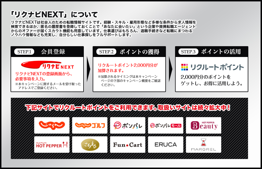 リクナビNEXTについて