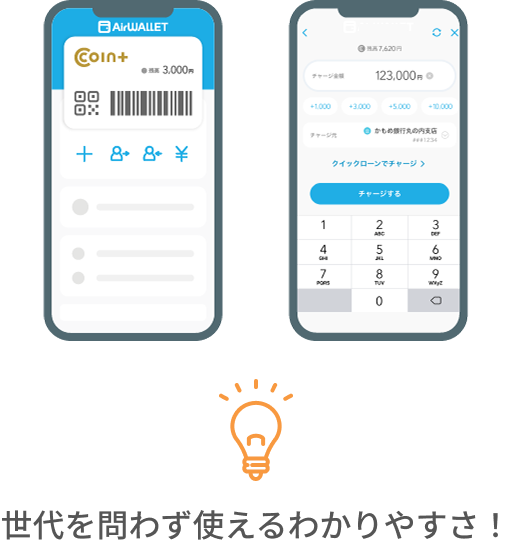 世代を問わず使えるわかりやすさ