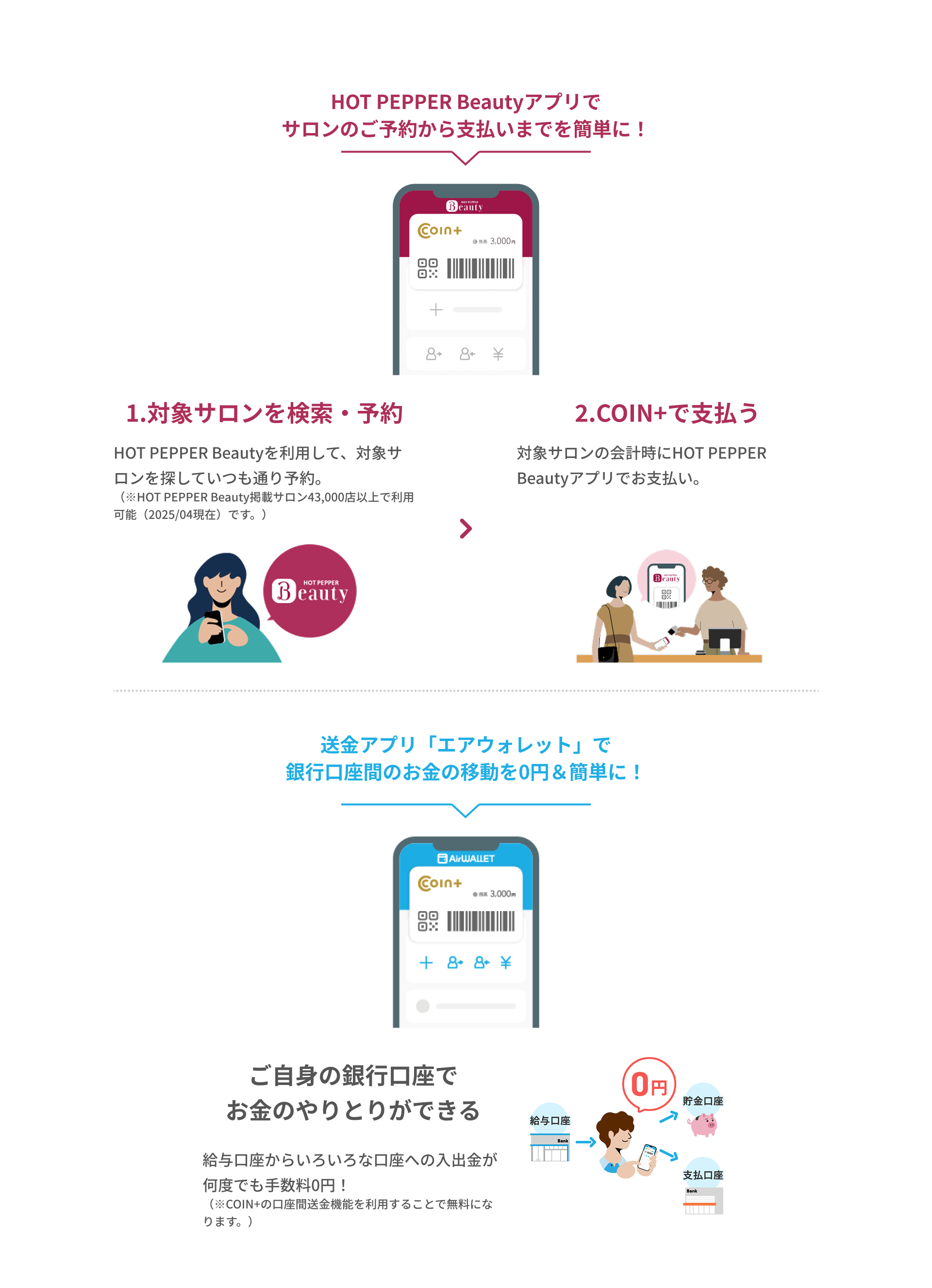 HOT PEPPER Beautyアプリでサロンのご予約から支払いまでを簡単に!