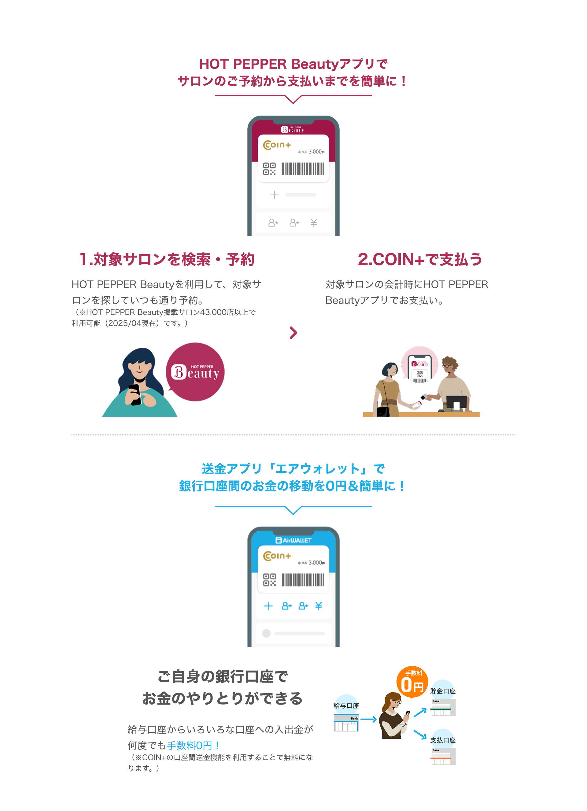 HOT PEPPER Beautyアプリでサロンのご予約から支払いまでを簡単に！