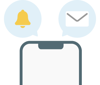 お知らせを確認する（3月前半ごろ予定）