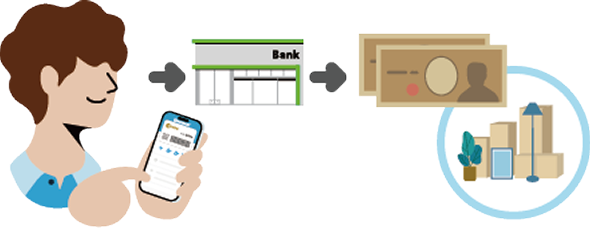 受け取ったお金を引っ越し費用に利用する