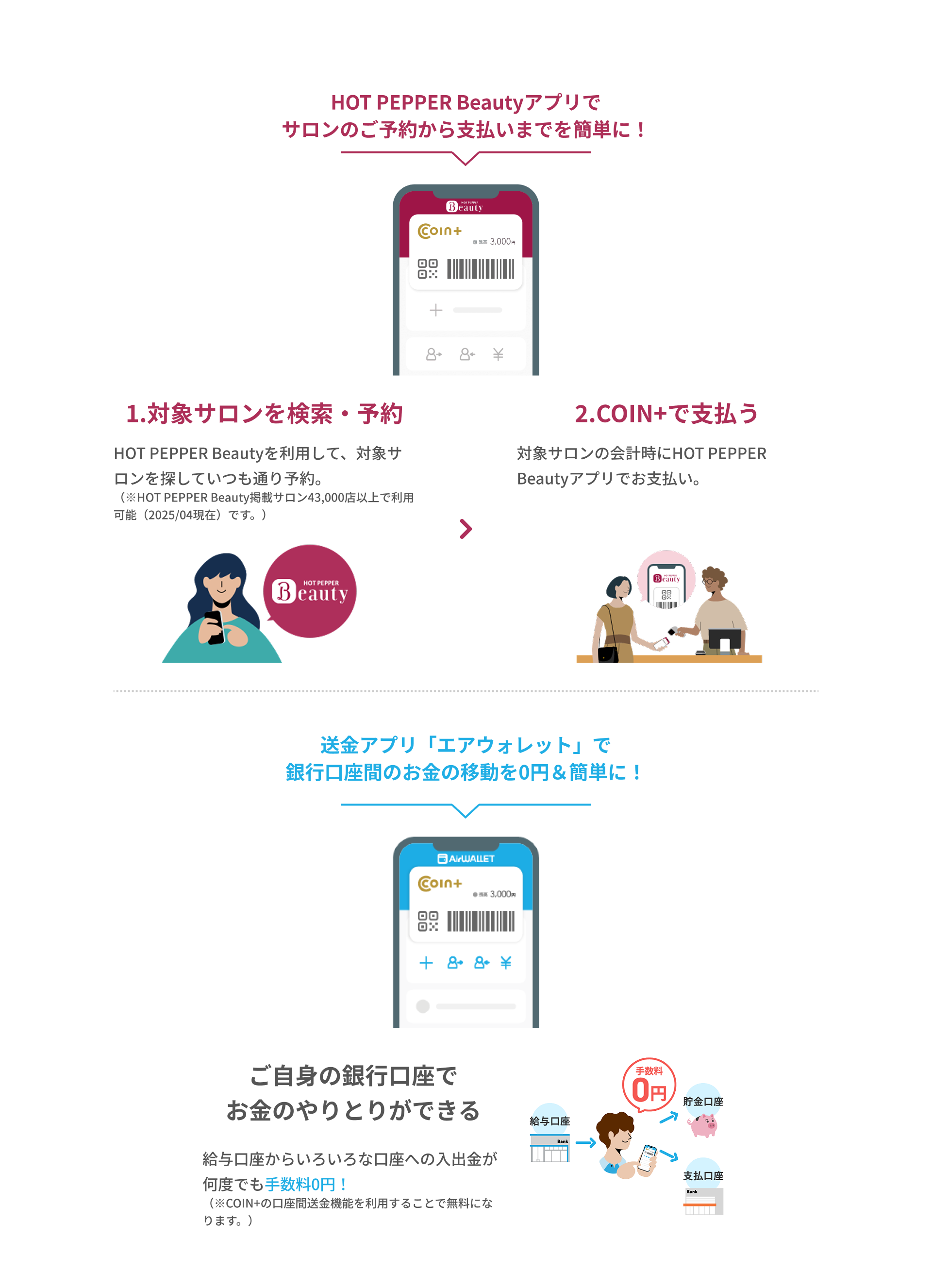 HOT PEPPER Beautyアプリでサロンのご予約から支払いまでを簡単に！