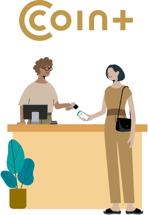 全国40万以上のお店で支払いができる