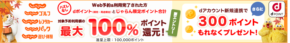 じゃらん×dポイント