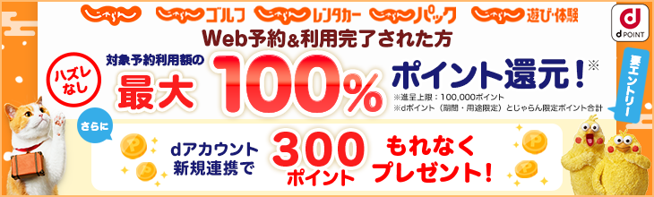 じゃらん×dポイント
